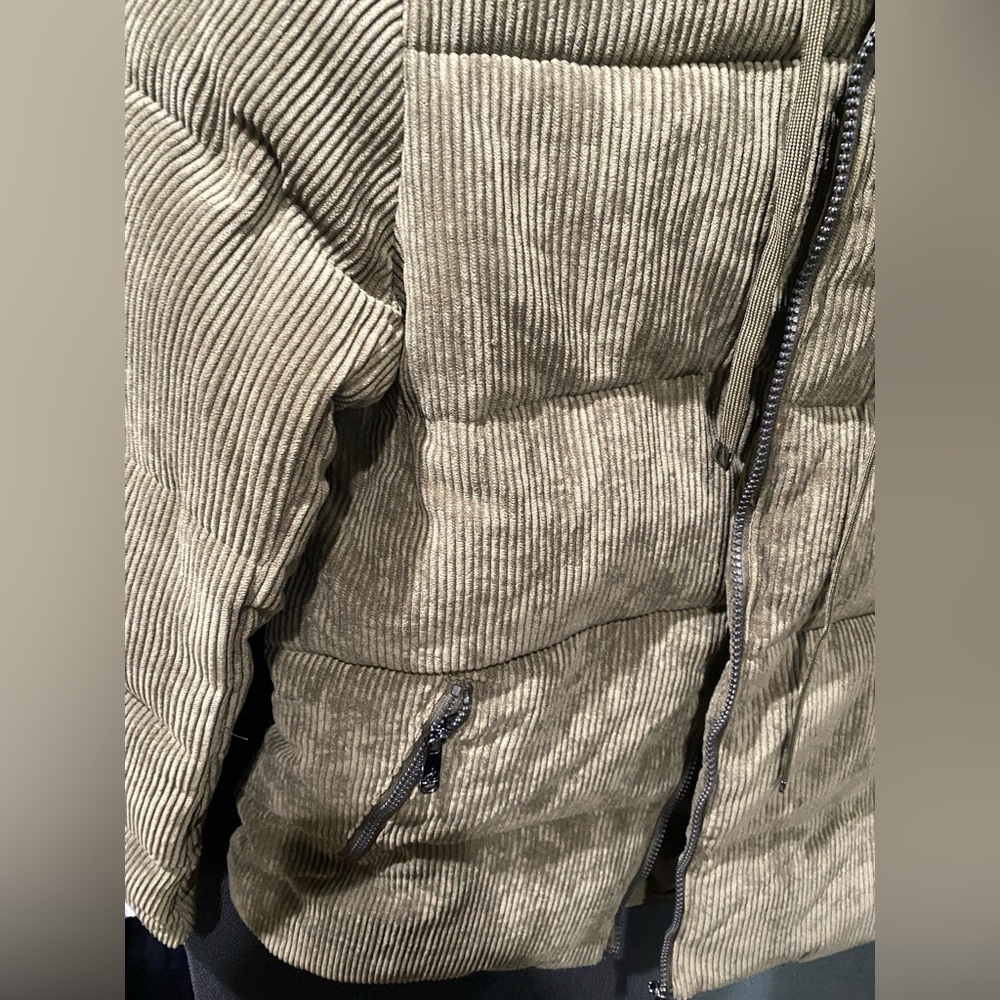 Sam Edelman Hooded corduroy Puffer Jacket XS - Picture 5 of 8